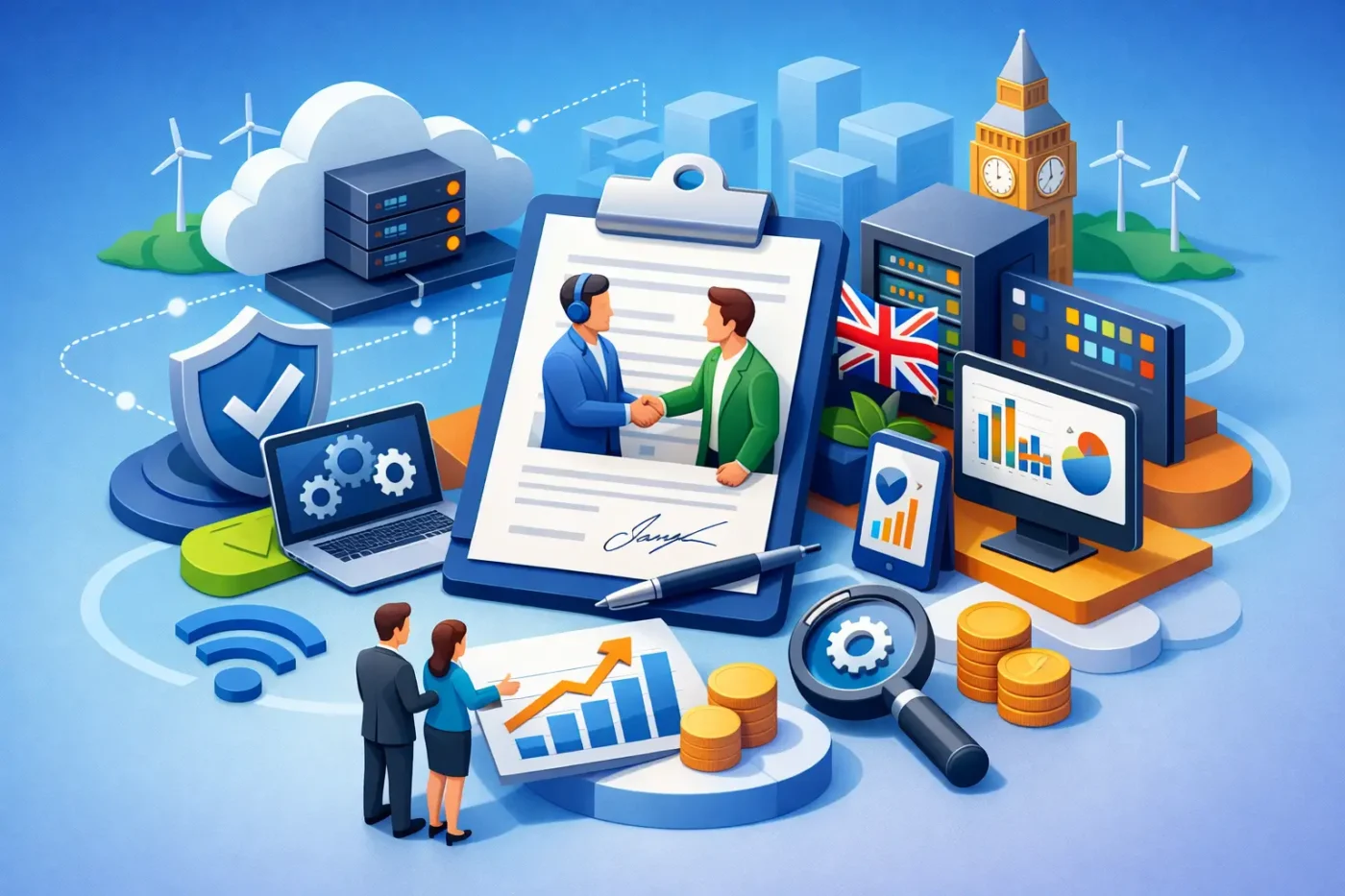 How Managed IT Contracts Work for Growing UK SMEs