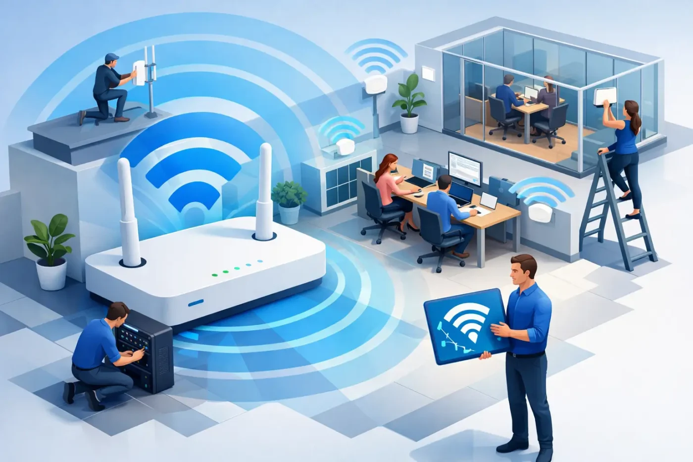 How to Improve Business WiFi Coverage at Work