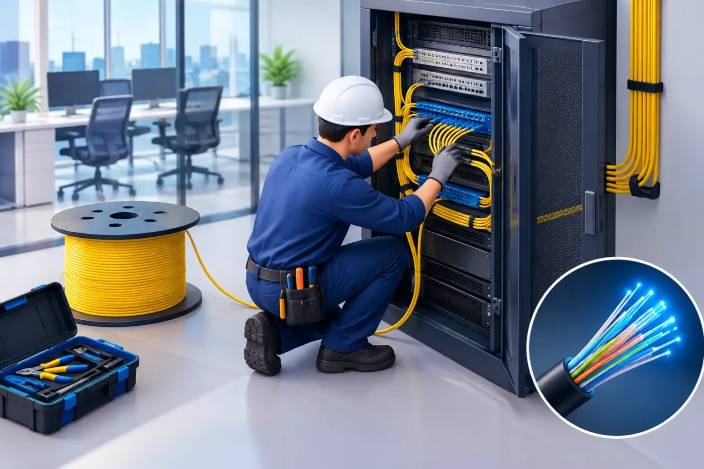 Fibre Optic Cabling Installation for Business