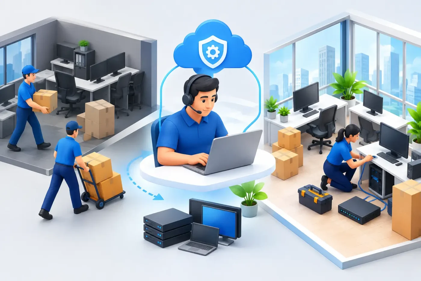 IT Support for Office Relocation That Works